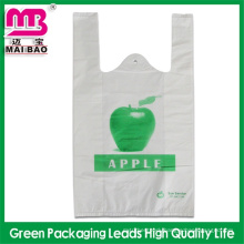 Clearance price high quality biodegradable t shirt bag for sale